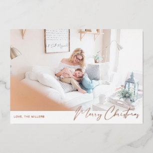 Merry Christmas Modern Minimalist Photo 2