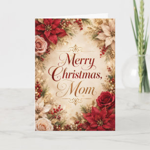 Merry Christmas Mom Card