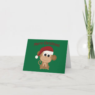 Merry Christmas! Monkey Holiday Card