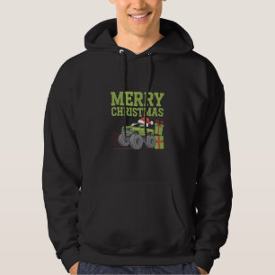 Merry Christmas Monster Truck Toddler Boys Xmas  Hoodie
