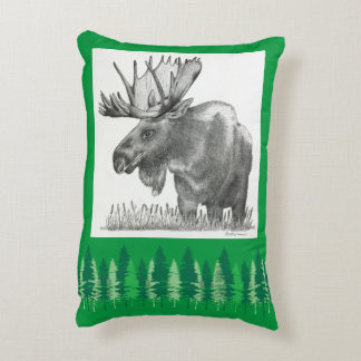 Merry Christmas Moose Decorative Cushion