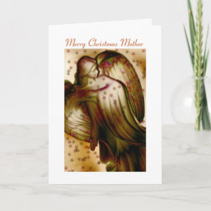 Merry Christmas Mother - Angel Greeting Card