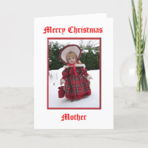 Merry Christmas Mother Holiday Card