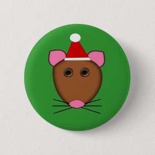 Merry Christmas Mouse Button