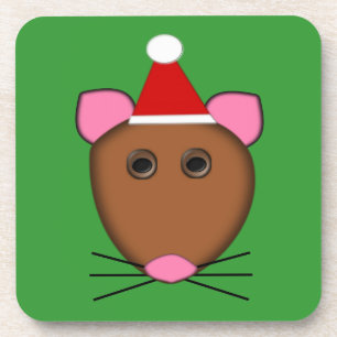 Merry Christmas Mouse Coaster