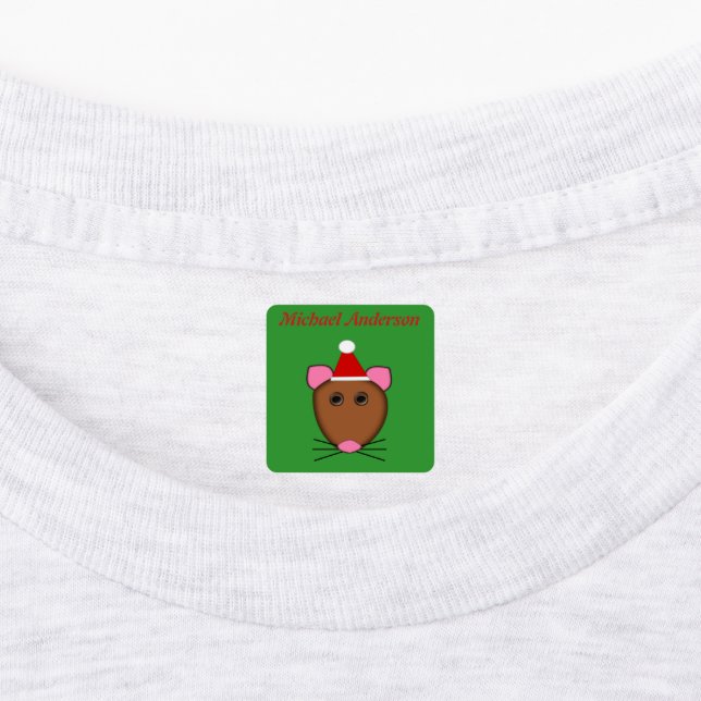 Merry Christmas Mouse Custom (Affixed)