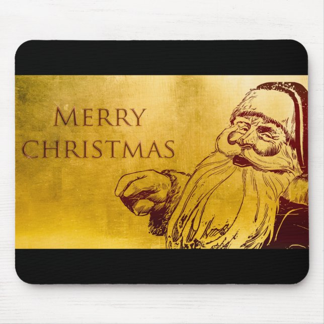 Merry Christmas Mouse Mat (Front)