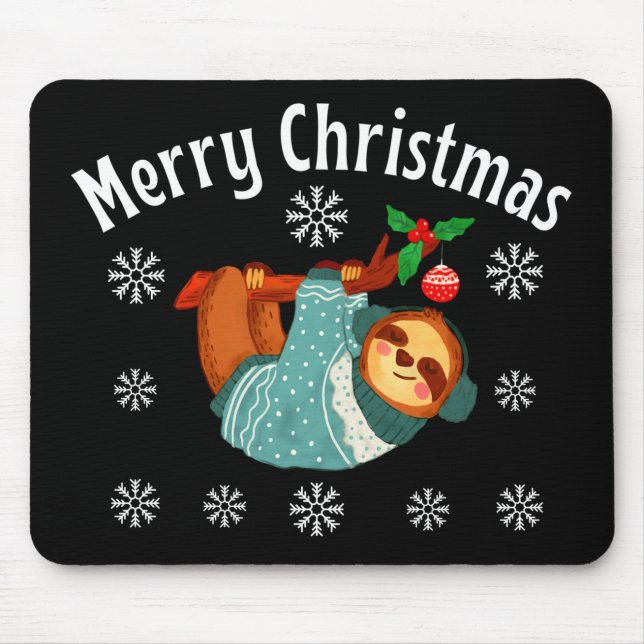 Merry Christmas Mouse Mat (Front)