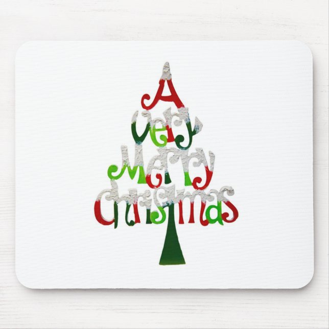 Merry Christmas Mouse Mat (Front)