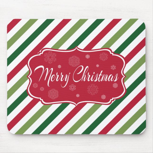 Merry Christmas Mouse Mat (Front)