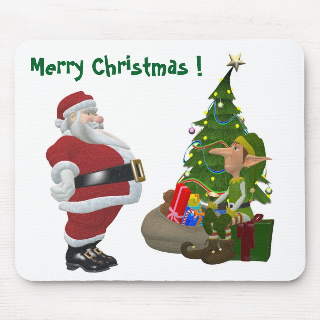 MERRY CHRISTMAS MOUSE MAT (Front)