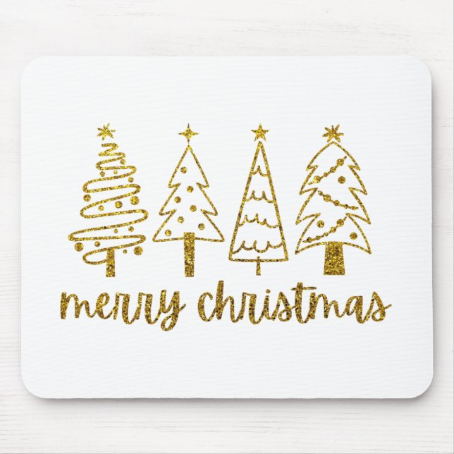 Merry Christmas Mouse Mat (Front)