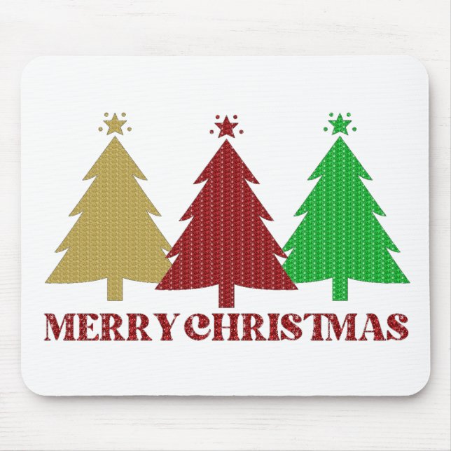 Merry Christmas Mouse Mat (Front)
