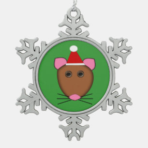 Merry Christmas Mouse Ornament