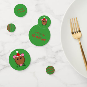 Merry Christmas Mouse Personalised Confetti