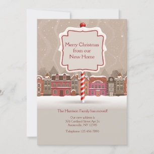 Merry Christmas Moving Announcement