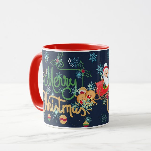 Merry Christmas Mug (Front Left)