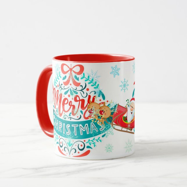 Merry Christmas Mug (Front Left)