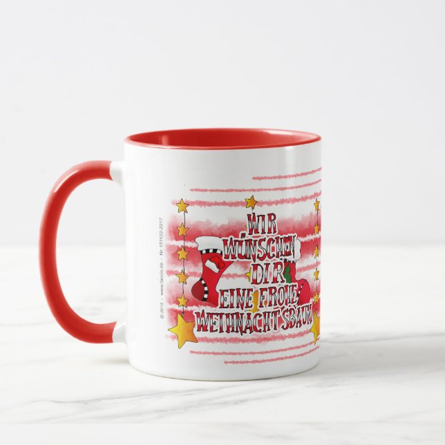 Merry Christmas Mug (Left)