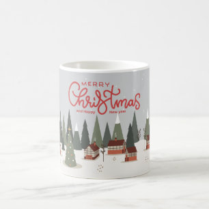Merry Christmas Mug   Festive Holiday
