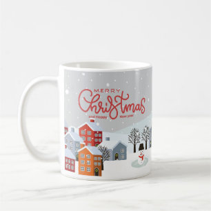 Merry Christmas Mug Festive Holiday