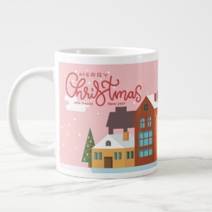Merry Christmas Mug Festive Holiday