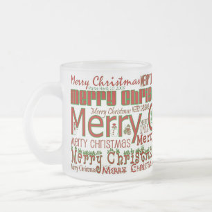 Merry Christmas Mug - Frosted