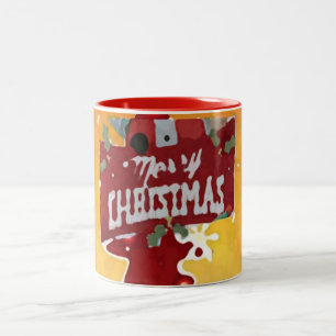 Merry Christmas _mug Two-Tone Coffee Mug