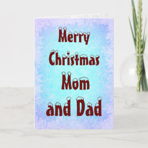 Merry Christmas Mum and Dad Card