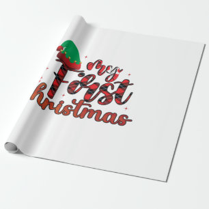 Merry Christmas My First Christmas Wrapping Paper