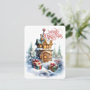 merry christmas my ginger house design holiday card