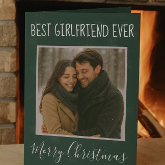 Merry Christmas my Love Green Holiday Card