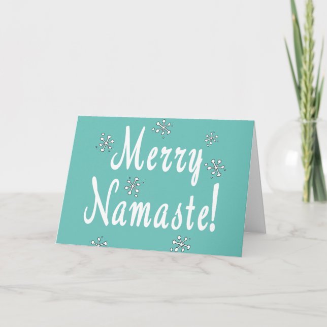 Merry Christmas Namaste Cards (Front)