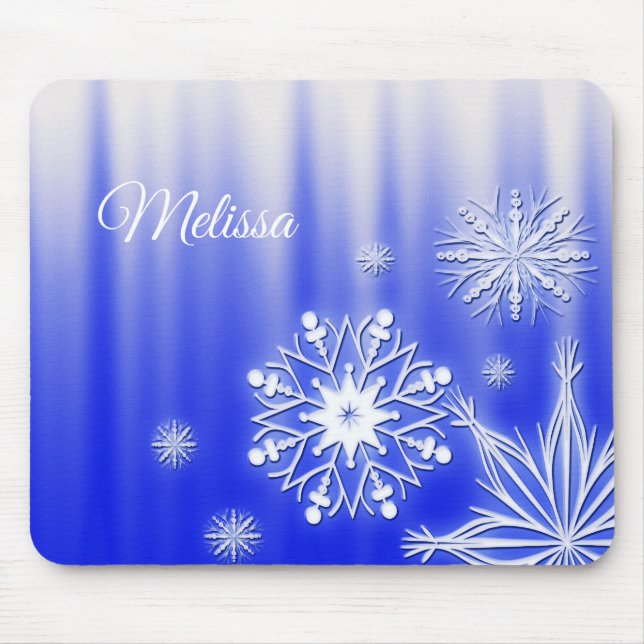 Merry Christmas. Name. Mouse Mat (Front)