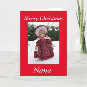 Merry christmas,nana holiday card