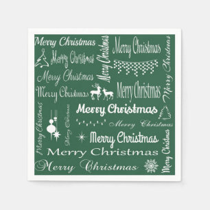 Merry Christmas Napkin