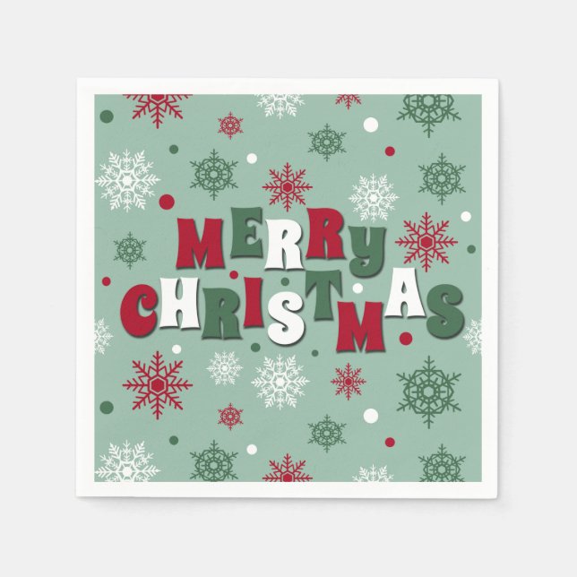 Merry Christmas Napkin (Front)