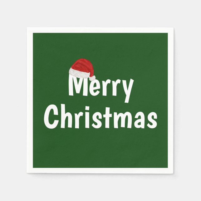 Merry Christmas Napkin (Front)