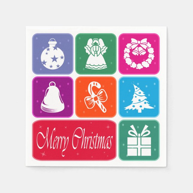 Merry Christmas Napkin (Front)