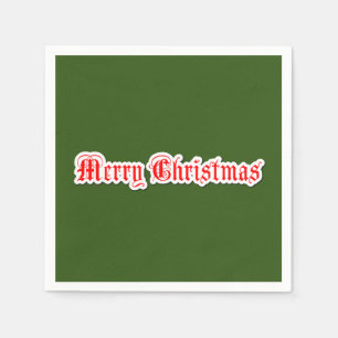 Merry Christmas   Napkin