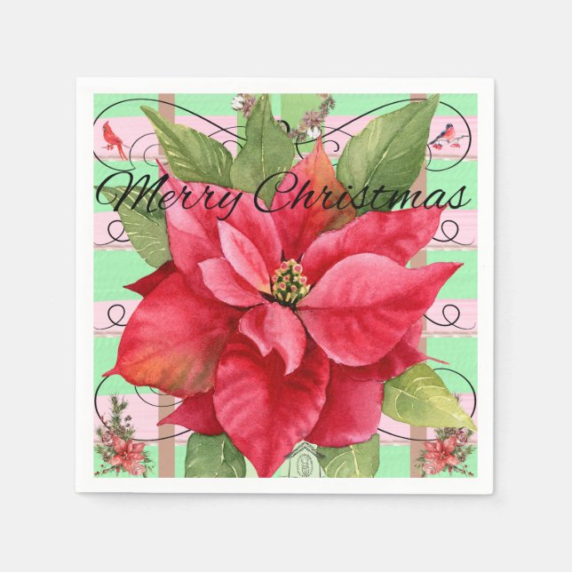 Merry Christmas Napkin (Front)