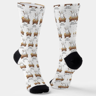 Merry Christmas Nativity Baby Jesus Snowman Socks