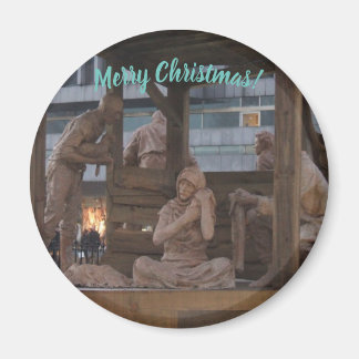 Merry Christmas Nativity Magnet