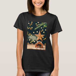 Merry Christmas Nativity Scene Under Star T-Shirt