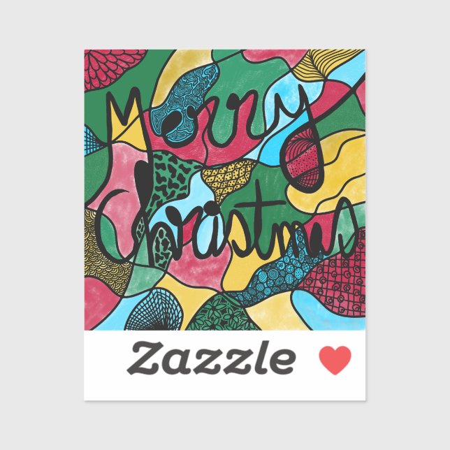 MERRY CHRISTMAS NEUROGRAPHIC & BLACK LINE  (Sheet)