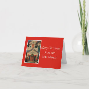 Merry Christmas - New Address Christmas Card