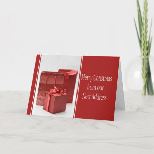 Merry Christmas - New Address Christmas Card