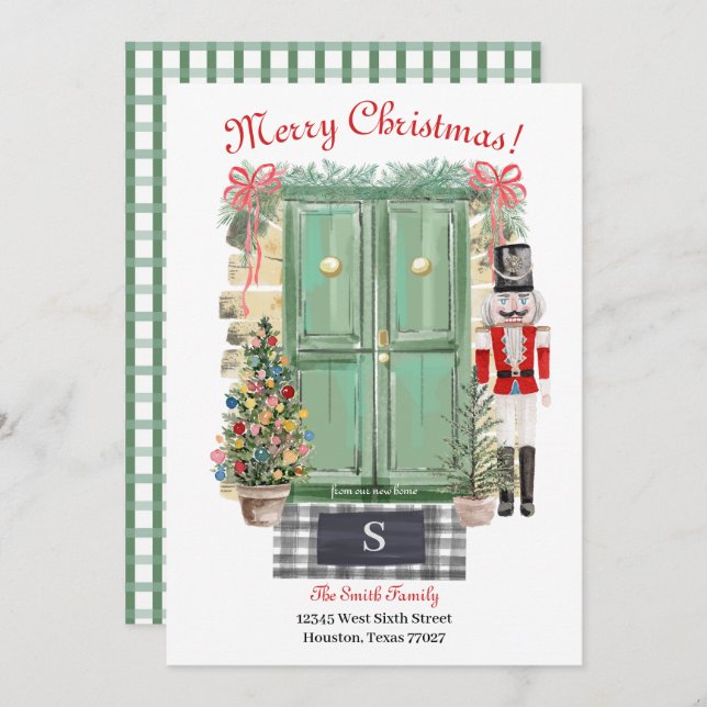 Merry Christmas New Home Card (Front/Back)