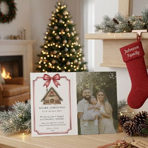 Merry Christmas New Home Christmas Home Holiday Card