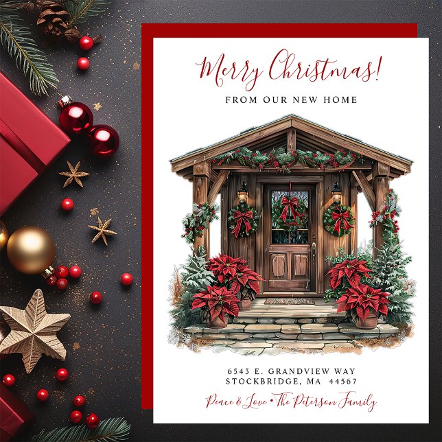 Merry Christmas New Home Front Door Moving Announcement (Creator Uploaded)